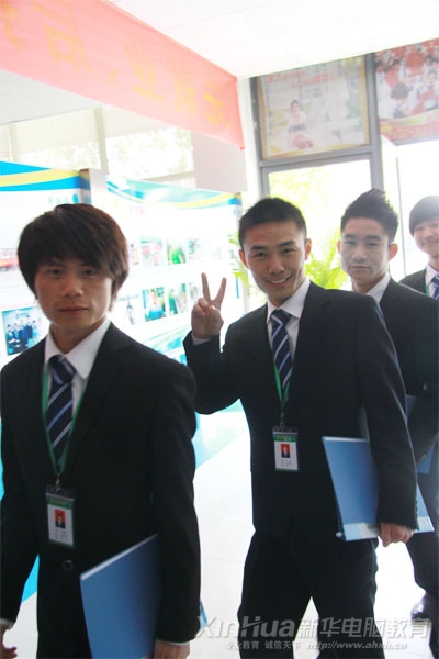 陽光自信的實訓特色班學子