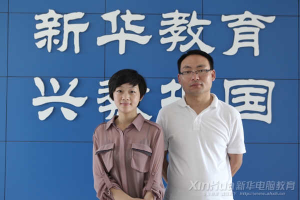 安徽新華張凱星(左)、儲士濤(右)老師分別獲得大賽二等獎和三等獎